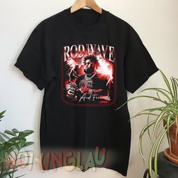 Rod Wave Nostalgia 90s Rap Music Shirt, Bootleg Vintage Sweatshirt, Retro Tour 2023 Concert Tickets Unisex Gift For Fan