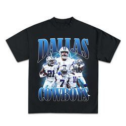 Dallas Tee America's Team, Skeleton shirt, Warren lotas style, Classic 90s Graphic Tee, Vintage Bootleg, Gift For Him, T