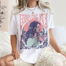 Lana Del Rey Vintage Shirt, Music Tour 2023 Tee, Retro Lana Del Rey Unisex Hoodie, Lana Del Rey Comfort Colors Tee