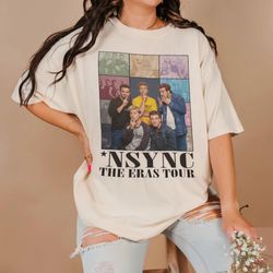 NSYNC 90s Retro Pop Music Band Shirt, Nsync Comfort Color Shirt, Nsync Shirt, Vintage, Nsync Merch Tee