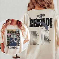 RBD Touring 2 sides Shirt, Rbd Fans Sweatshirt, RBD Logo Tee, Rebelde Fans Gift, Rebelde Red, Rbd White, Rbd Shirt, Mexi