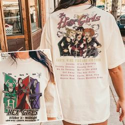 The Hex Girls Rock Band Music 2 Sides Shirt, The Hex Girls Shirt, Hex Girls 2023 Tour Shirt, Rock Band Sweatshirt, Music