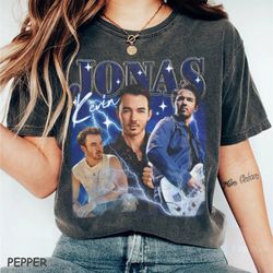 Vintage Kevin Jonas 90's Shirt, Kevin Jonas T-shirt, Kevin Jonas Graphic Tee, Gift For Women and Man Unisex Comfort Colo