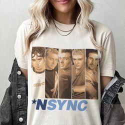 vintage nsync boy band 90s tshirt, in my nsync reunion era, nsync shirt, team nsync, nsync forever, 90s boy band tee