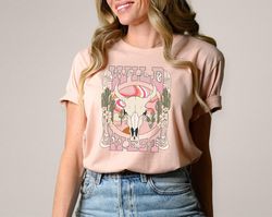 Country Concert Tee, Wild West, Cute Country Shirts, Cowgirl Shirt, Western Vibes Tee, Oversized Graphic Tee