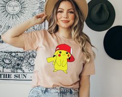 Pikachu Shirt Pokemon Shirt Anime Shirt Anime Clothing Gift For Her Cute Gift For Kids Pika Pika T-Shirt Adorable Pikach