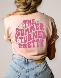 The summer I turned pretty shirt, cousins beach t shirt, oversized vintage comfort colors tee, summer tee, vacation shir