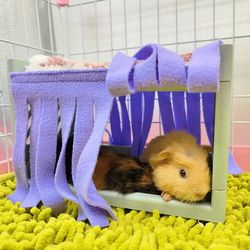 Soft Washable Tassel Door Curtain for Guinea Pig Cage