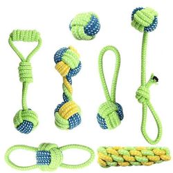 Interactive Cotton Rope and Mini Ball Toys: Ideal Dog Accessories for Small and Large Breeds