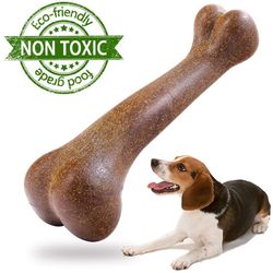 Nearly Indestructible Dog Bone Chew Toys: Natural, Non-Toxic, Anti-Bite Fun for Small, Medium, and Large Dogs - Perfect