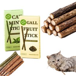 Matatabi Cat Mint Toys: Natural Catnip Sticks for Cats - Fun Lollipop Toy for Dental Health & Cleanliness - Pet Supplies