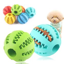 7cm Natural Rubber Dog Toy: Interactive Chew Ball for Dental Health and Fun | Pet Accessories