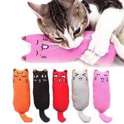 Catnip Toy for Cats: Rustle Sound, Cute Design, Perfect for Kitten Teeth Grinding – Cat Plush Thumb Pillow and More!