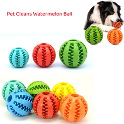 Interactive Silicone Pet Dog Toy Ball: Bite-Resistant Chew Toy for Small Dogs - Tooth Cleaning & Elasticity - Pet Produc