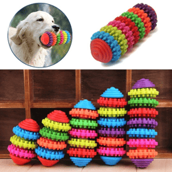 Premium Durable Rubber Pet Chew Toy for Healthy Teeth and Gums | Dog Toys for Large Dogs and Puppies