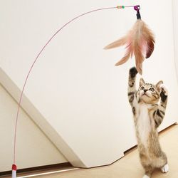 High-Quality Plush Cat Toy: Funny Bell Ringing Play Accessory with Elastic Rope - Pet Supplies