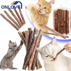 Natural Catnip Cat Molar Sticks: Effective Pet Toothpaste & Snacks for Cleaning Teeth - Pet Supplies