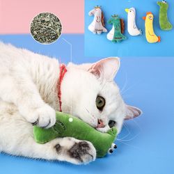 Cute Catnip Plush Toy: Protect Your Pet's Teeth with Minty Freshness!