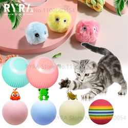 Gravity Ball Cat Toys: Interactive, Smart Touch, Sounding & Squeak Toys for Cats - Simulated Call Pet Accessories