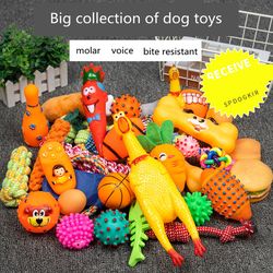Interactive Dog Toys Kit: Ball, Bone, Rope, Plush Squeaky Toys for Small & Large Dogs - Puppy Chew Toy Set & Molar Aid -