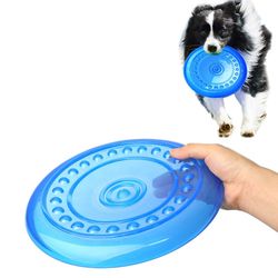 Soft Rubber Dog Flying Discs: Fun Saucer Toys for Small, Medium & Large Dogs - Bite-Resistant, Agile Training Gear