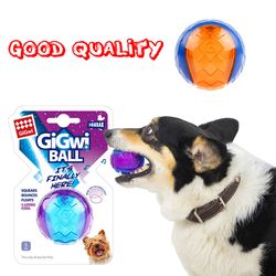 Pure Natural Non-toxic Rubber Squeaky Chew Toys for Dogs: Funny Ball for Outdoor Play