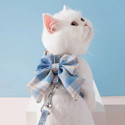 Cute Pet Harness with Breast Strap & Traction Rope: Cat Dog Collar & Clothes Vest