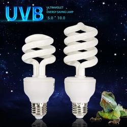 UVB Lamp Bulb for Reptiles: Turtle, Lizard, Snake, Iguanas - Heat, Calcium, Energy Saving Light