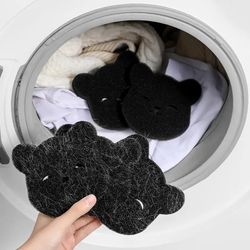 Bear Shape Laundry Ball for Washing Machine - Lint Catcher, Reusable Clothes & Sofa Cleaner
