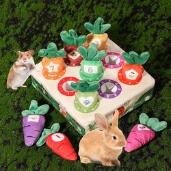 Interactive Rabbit Foraging Toys: Snuffle Mats, Puzzle Plush, & More for Small Pets