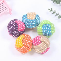 Interactive Cotton Rope Dog Toys: Fun Toothbrush Chew for Small and Large Dogs
