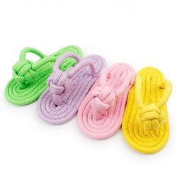 Funny Dog Chew Toy: Cotton Slipper Rope for Small & Large Pets | Teeth Training & Interactive Molar Toy