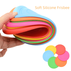 Cute Silicone Flying Saucer Toy for Dogs & Cats: Durable, Interactive Pet Disc for Fun Training & Chew Resistance