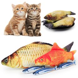 20cm Catnip Fish Toy: Plush Scratching Post & Cat Scratch Board
