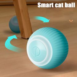 Electric Smart Rolling Ball Cat Toys: Interactive Self-Moving Kitten Training & Accessories