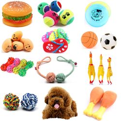 Reflective Solid Dog Toy Ball for Interactive Play and Pet Training - Bouncing Toy for Dogs and Cats - Pet Supplies