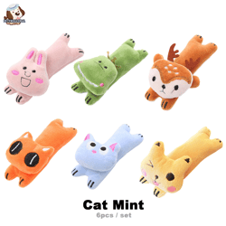 Cute Catnip Toys: Interactive Plush Toy for Cats - Ideal for Teeth Grinding, Chewing, and Claw Maintenance with Cat Mint
