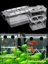acrylic fish breeding isolation box for betta fish aquarium breeders