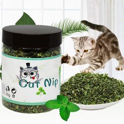 Premium Natural Catnip Leaves: 10g, 20g, 30g Options for Cats - Mint Treats & Supplies