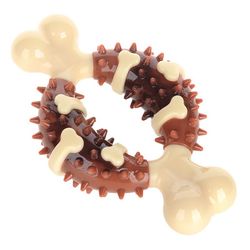 Pet Toy Rings: Cleaning Teeth, Chewing Bones, Snacks & Treats for Dogs - Puppy Supplies