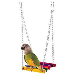 Bird Toy for Pet Parrots: Cage Hanging Swing - Hammock Brinquedo