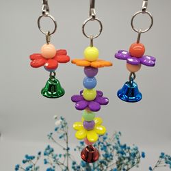 Colorful Parrot Toys: Suspension Hanging Bridge Chain Chew Toy for Bird Cage Accessories