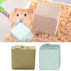 Premium Calcium Mineral Stone Chew Toys for Small Pets: Hamsters, Rabbits, Rats, and Squirrels
