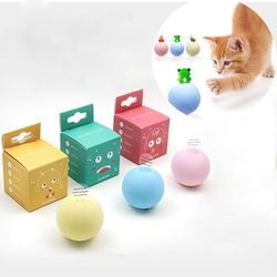 Smart Interactive Cat Toys: Gravity Ball with Touch & Sound Effects - Simulated Pet Calls