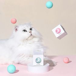 Electric Interactive Cat Toy: Smart Self-Moving Rolling Ball for Kitten Training