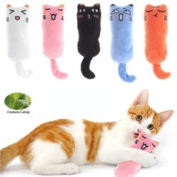 Cute Catnip Plush Thumb Pillow: Fun Pet Toy for Cats | Cat Accessories