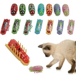 Electric Insect Cat Toy: Battery-Powered Interactive Robot Bug for Amusing Pet Play