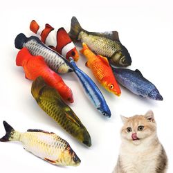 Cute Fish Plush Toy: Interactive Cat Training & Entertainment Supplies