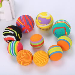 Cats' Favorite Interactive Foam Toy Balls: Multicolor Set of 1 to 5 Pieces