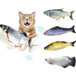 Interactive Electric Fish Toy: Rechargeable, Fun Cat Entertainment